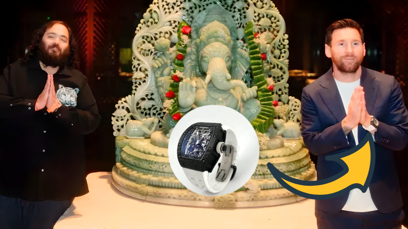 Anant Ambani Gifts Lionel Messi Rare Richard Mille Watch During Vantara Visit