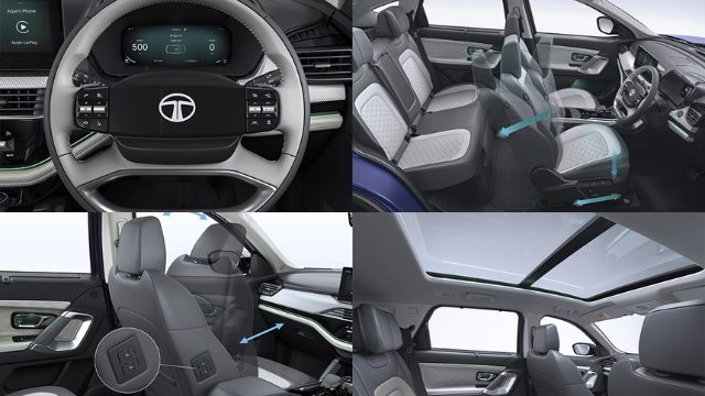 Tata Harrier EV Interior and Technology
